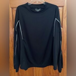 NWOT Men’s Exertek Black LS Activewear Athleisure Pullover size XL